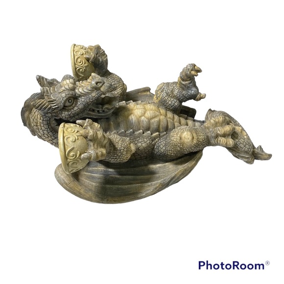 Design Toscano Dragon Candle Holder Wall Hanger Decor Statue - Picture 4 of 11